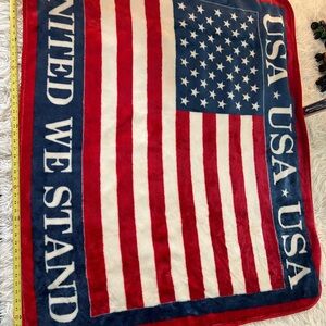United We Stand USA Throw Blanket 4’ Feet 4” Inches By 4’ Feet